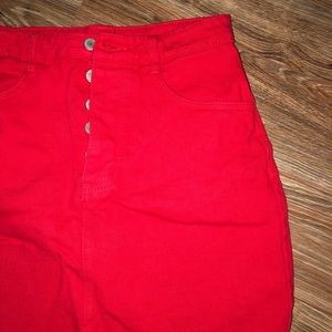 J. Halt Red Skirt